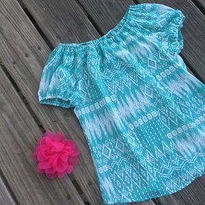 Off the shoulder girls top